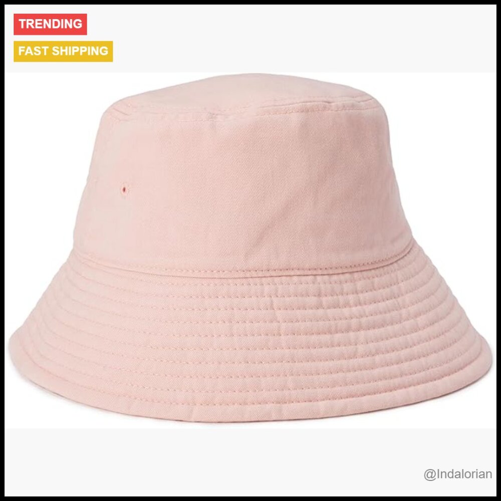 Washed Cotton Bucket Hat Classic Retro Chic Sun Protection Casual Style
